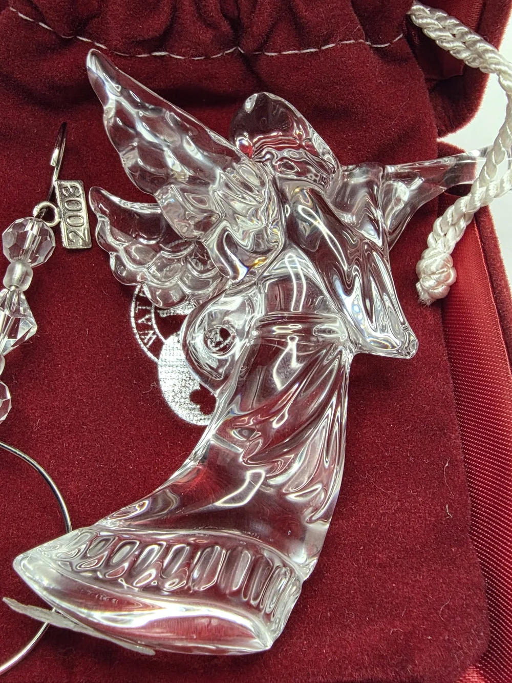 Waterford Crystal 2002 Annual Christmas Ornament 1st Edition Lead Crystal